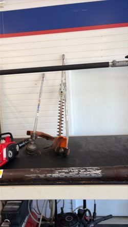 STIHL POLE SAW WITH 3 Attachments