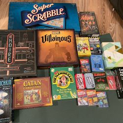 Big Board Game Lot