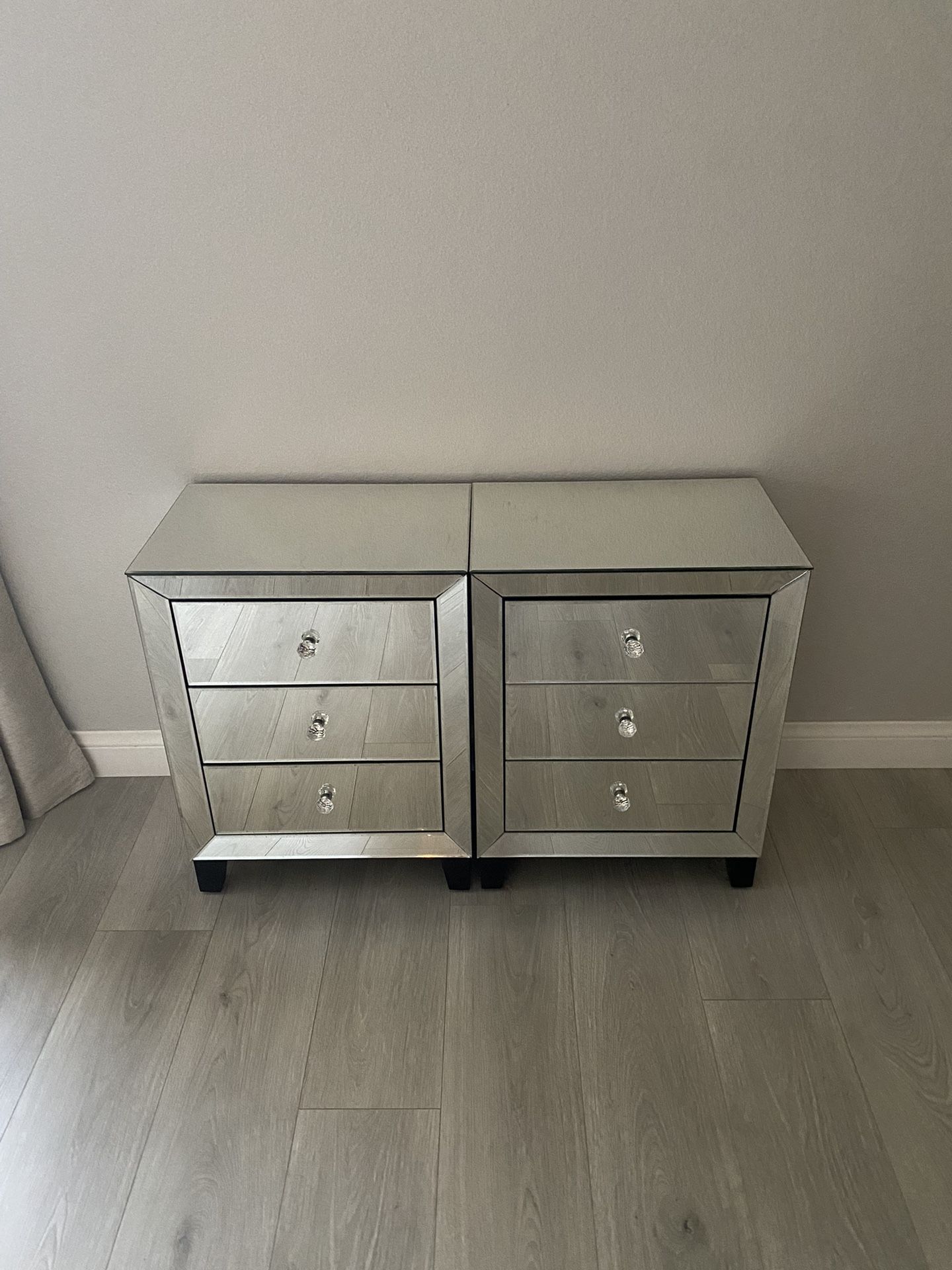 Mirrored Nightstands