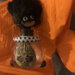 Extremely Rare Vintage 1920 ‘s  ale GolliWogg Perfume Bottle Made In France