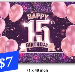 Happy 15th Banner