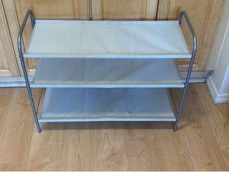 3 Tier Fabric Shoe Rack