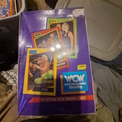 1991 WCW Official Trading Cards Impel Factory Sealed Box Vintage Wrestling