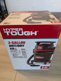 Hyper Tough 3-Gallon Wet/Dry Vacuum