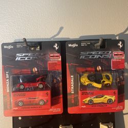 MAISTO, Hot Wheels, Match Box, Johnny Lighting.      FERRARI MONZA SP1 and SF90 YELLOW  BOTH for  $25