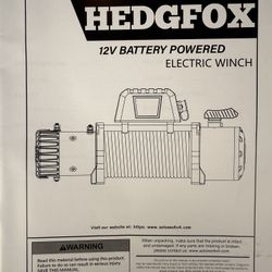 HEDGFOX Electric Winch