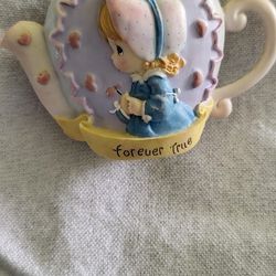 1998 Vintage Precious Moments Mini Teapots