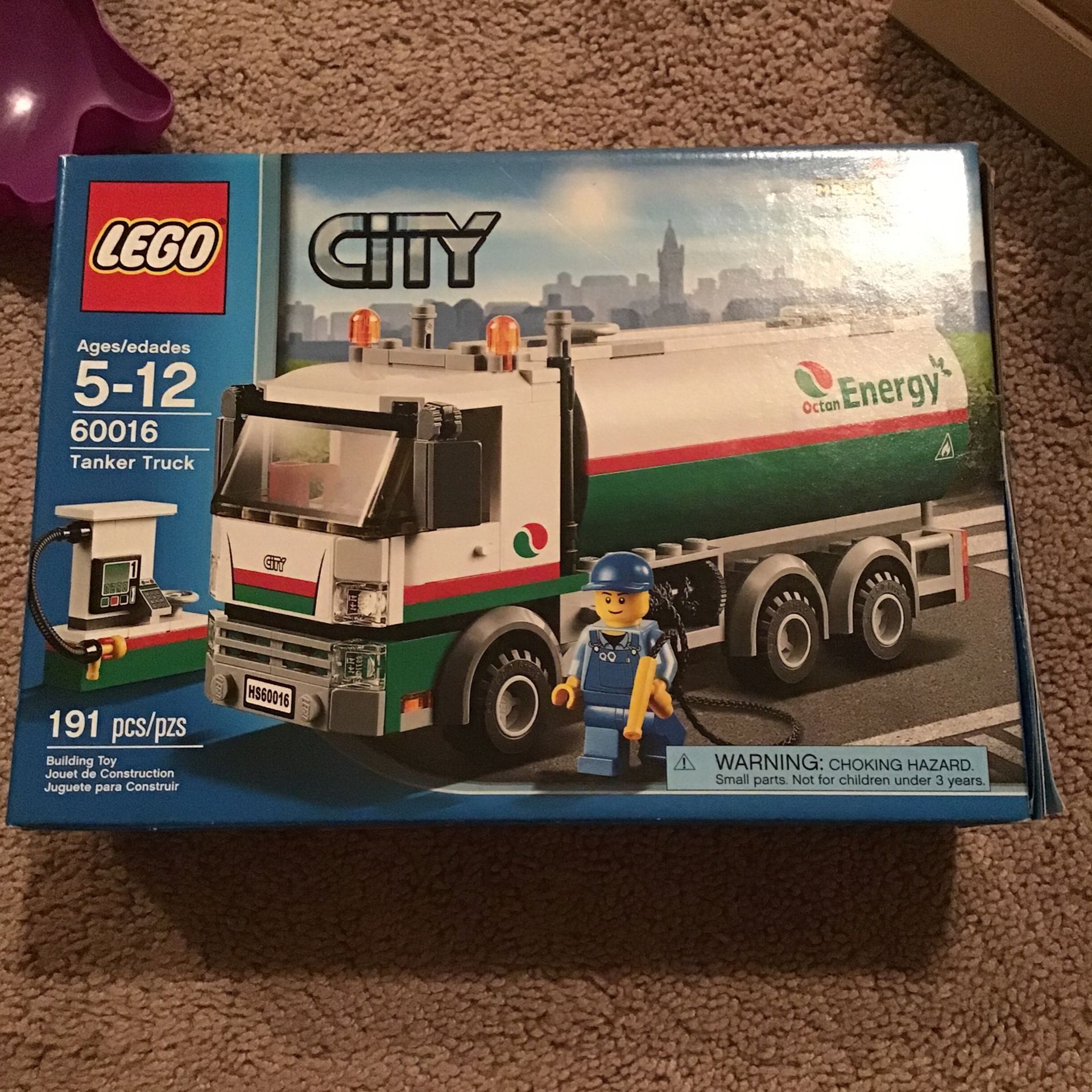 Lego City Tanker Truck Set 60016