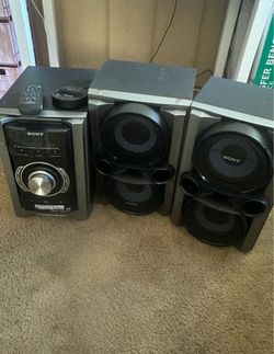 Sony home stereo cd