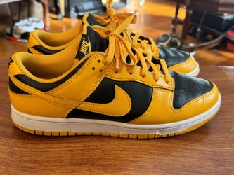 Nike Dunk Low Championship Goldenrod Size 10 Mens Yellow Black 2021 DD1391-004