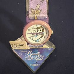 Vintage  Timex Disney's Beauty And The Beast Be are Guest Belle  Watch 