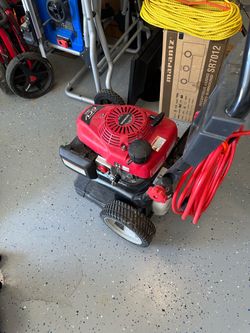 Infrequently used gas power washer