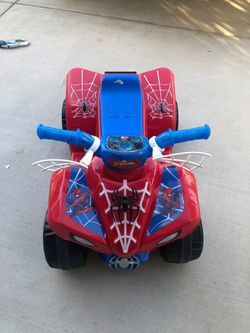 Spider-Man 6 volt electric quad