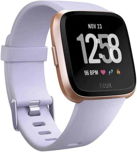 Fitbit - Versa Smartwatch - Periwinkle/Rose Gold