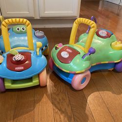 Playschool Convertible Ride-On / Push Walker - 2 Available (Green and Blue)