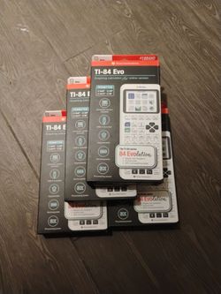 Texas Instruments TI-84 Evo Graphing Calculator (x4)