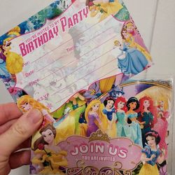 Disney Princess Party Invitations 