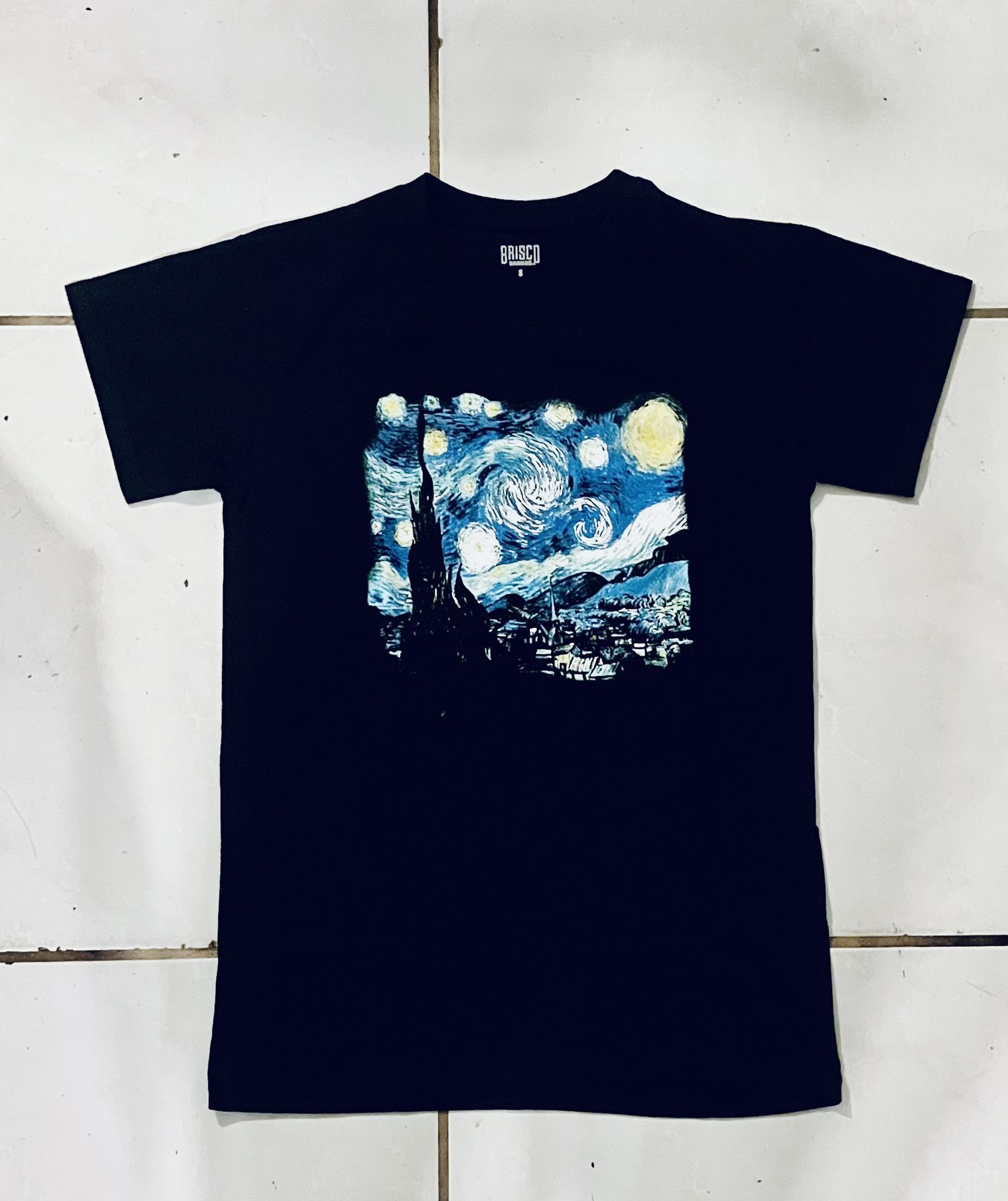 Vincent Van Gogh Starry Night T-Shirts Any Size