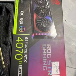 ASUS ROG STRIX GeForce RTX 4070 Ti SUPER O16G-GAMING GPU Graphics Card