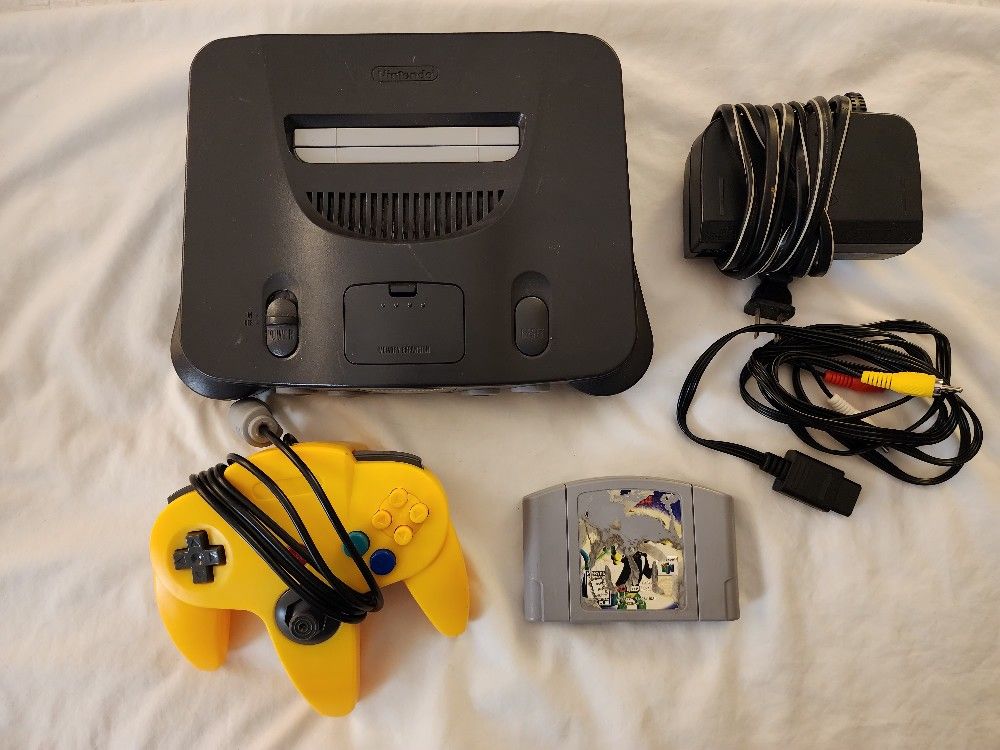 Nintendo 64 With A Game