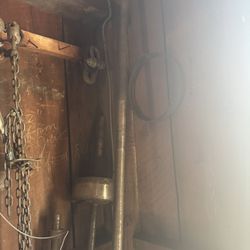 Line shaft pullies and collars for seiling  mount for belts  