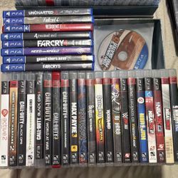PS3  and PS4 games