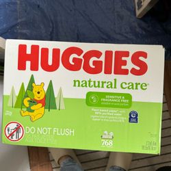 Huggies Natural Care 12 Packs 