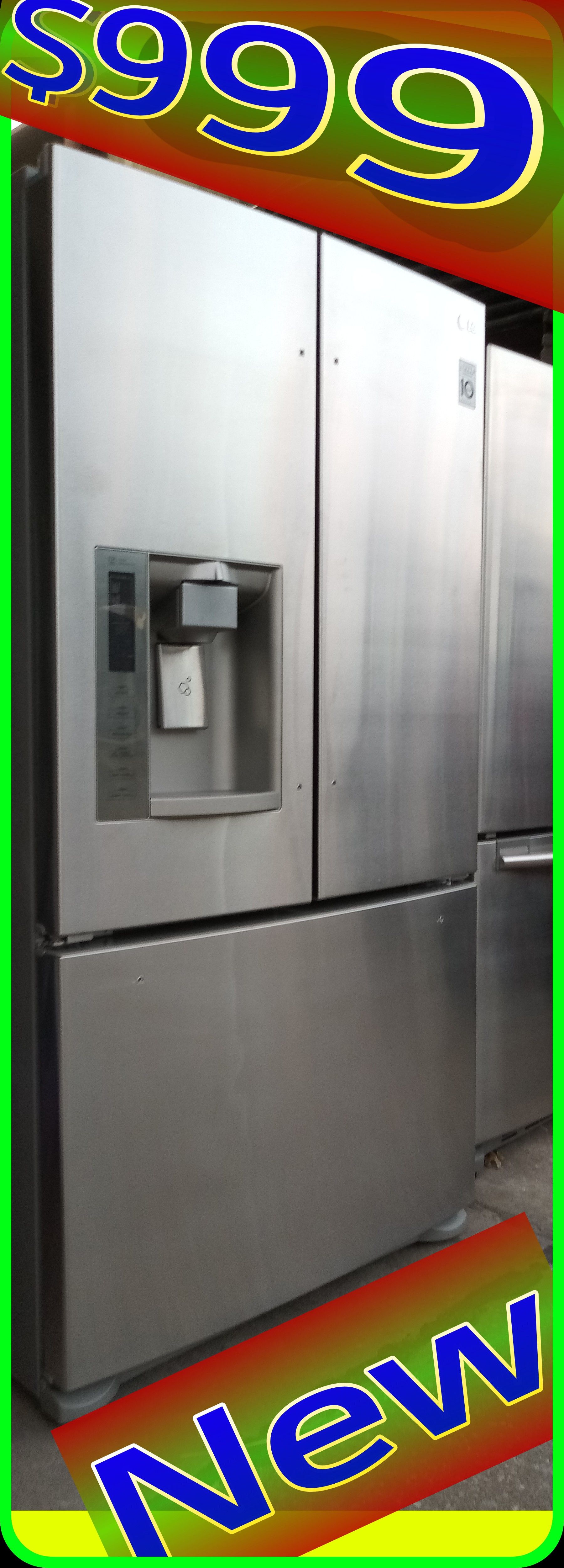 NEW LG 26 cu. ft. French Door Refrigerator Fridge freezer Stainless steel with ice/water dispenser