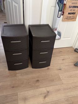 Plastic wood drawer