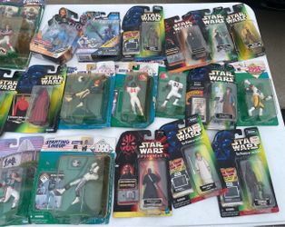 Football and Star Wars collectables
