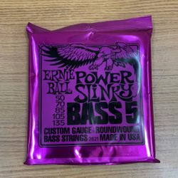 ERNIE BALL POWER SLINKY BASS 5 STRINGS.