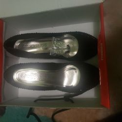 All Black High Heels