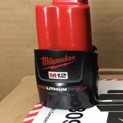 M12 Milwaukee Battery 2.0