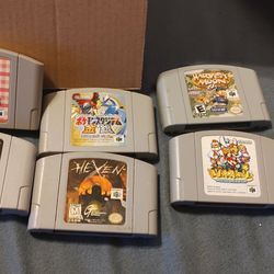 N64 For Sale Reproduction Harvest Moon And Transfer Pack Missing Cartridge Port For Region Free Cartridge 