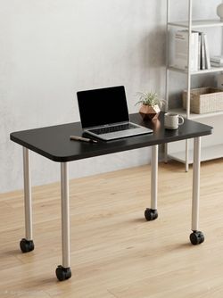 Steelcase Black Mobile Desk with Caster Wheels (3 Available)