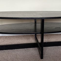 IKEA Black Wooden Coffee Table 