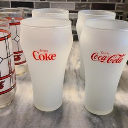 Vintage Coca-Cola drinking glasses