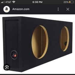 *NOT FREE*Dual 10” Subwoofer Box Used