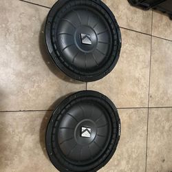12” CVT Kicker subwoofers shallows