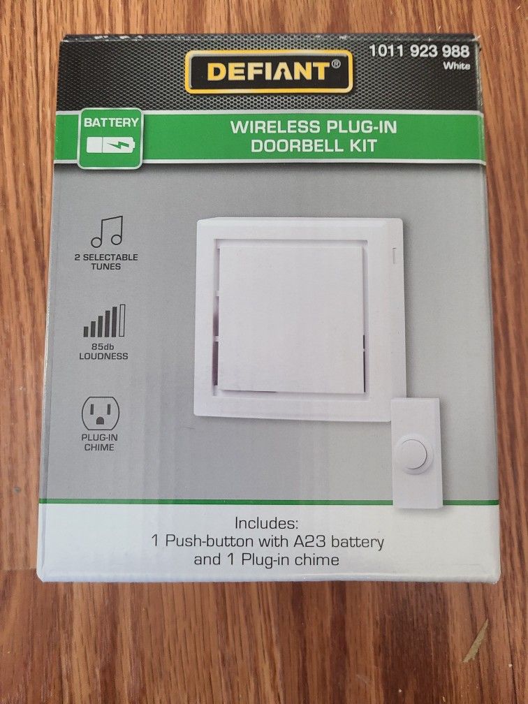 Wireless Plug-in Doorbell Kit