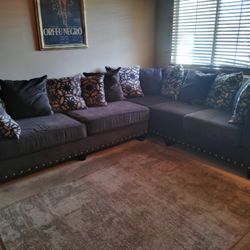 Brown Sectional Couch