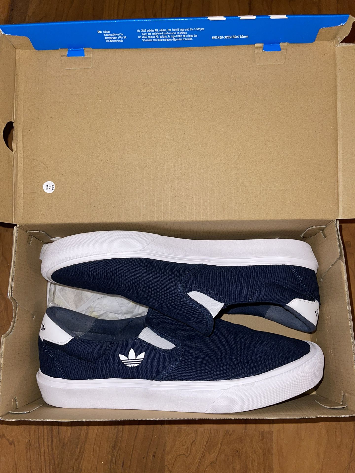 Adidas Slip On (Navy) 11.5