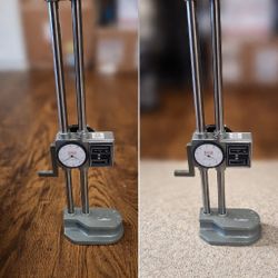 SPI 11-561-8 12 in. Height Gage Stainless Steel with Dial & Counter Display