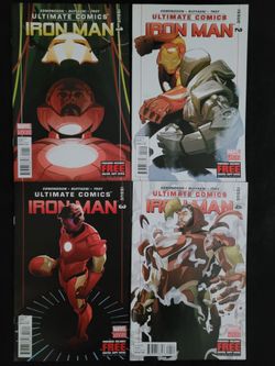 Ultimate Comics Iron Man #1-4 Complete Set Marvel Comics