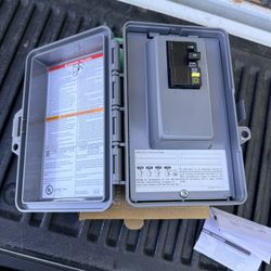 Square D 50 Amp 2 Pole 120/240v GFCI Hot Tub / Pool, Spa Box 