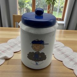 LA Dodgers  2025 Peanuts Cookie Jar Size 7" Tall The Memory Company Brand NEW