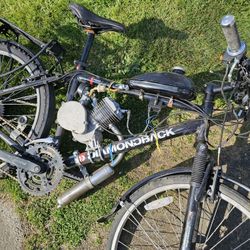 Bicycle With A Motor 