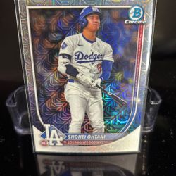2025 Bowman Chrome Shohei Ohtani Card Mojo Mega Box Refractor Parallel SP