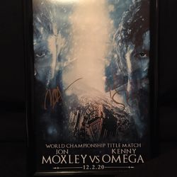 AEW Kenny Omega/Jon Moxley ShopAEW Exclusive Signed “Winter Is Coming” Poster plus extras