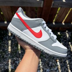 Nike Dunk Low Next Nature Smoke Grey Light Crimson (Size 6.5Y)